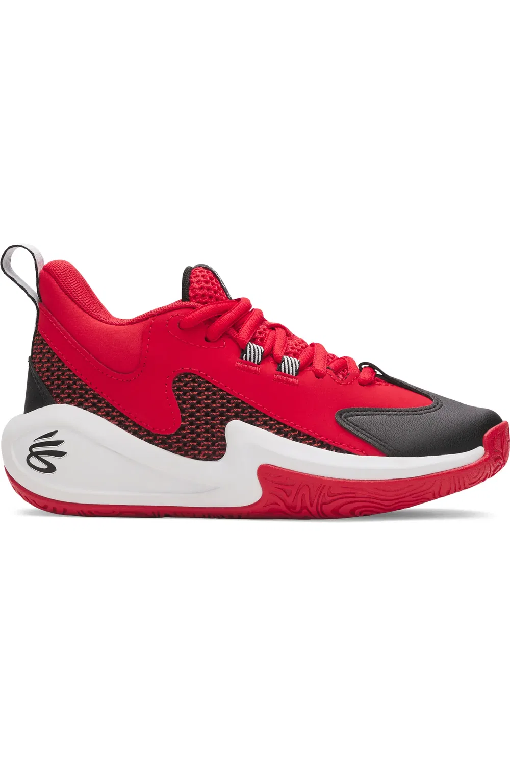 Кроссовки детские для баскетбола Curry Under Armour, красный — фото 2
