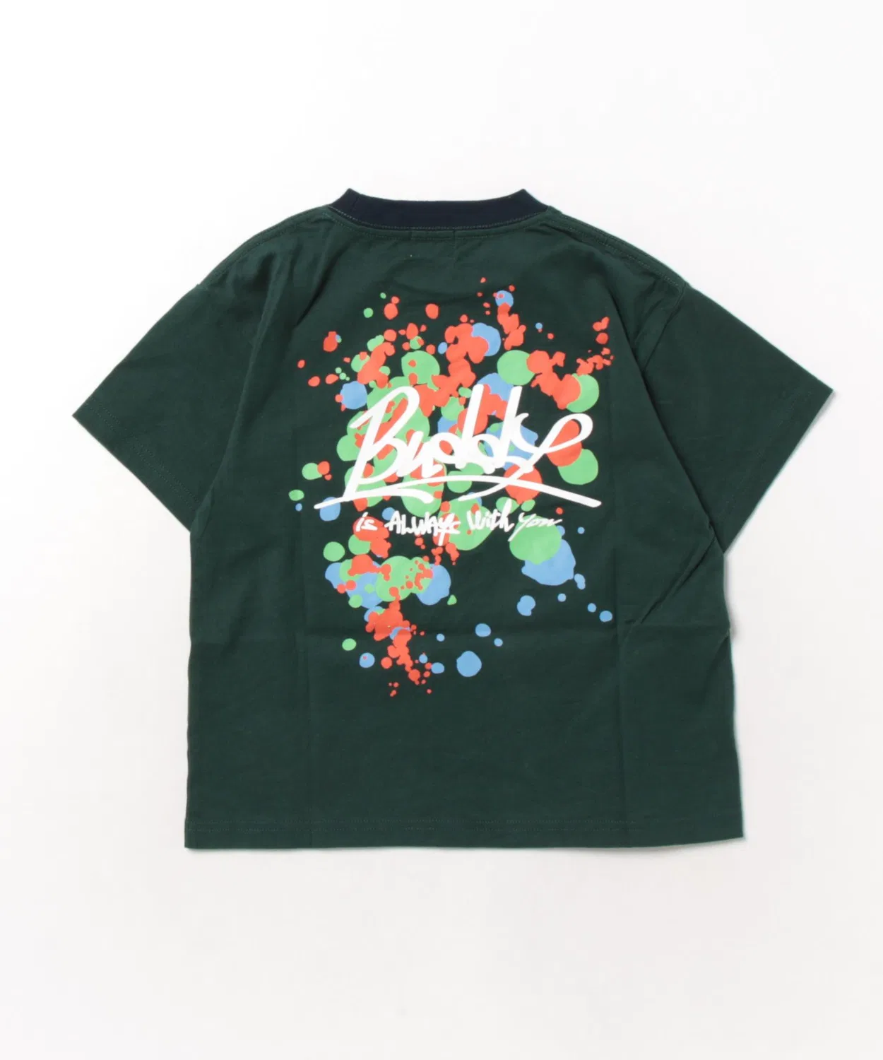 Детская футболка с принтом BUDDY Drip Painting Tee GROOVY COLORS, Light Green — фото 2