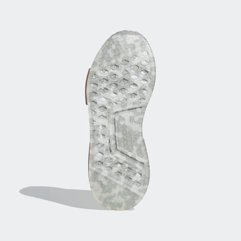 Детские кроссовки для девочек NMD_R1 J adidas Originals, Crystal White/Light Pink/Cloud White — фото 3