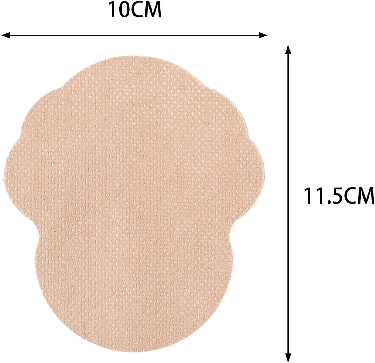 Подмышечные потовпитывающие прокладки Pitycbo, 10 шт, 10x11.5 см, Non-woven — фото 4