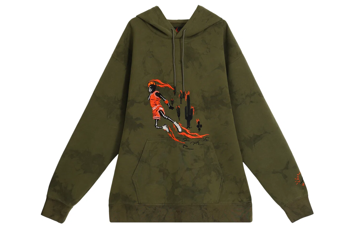 Мужская толстовка из замши с капюшоном Cactus Jack By Travis Scott X Air Washed Suede Jordan