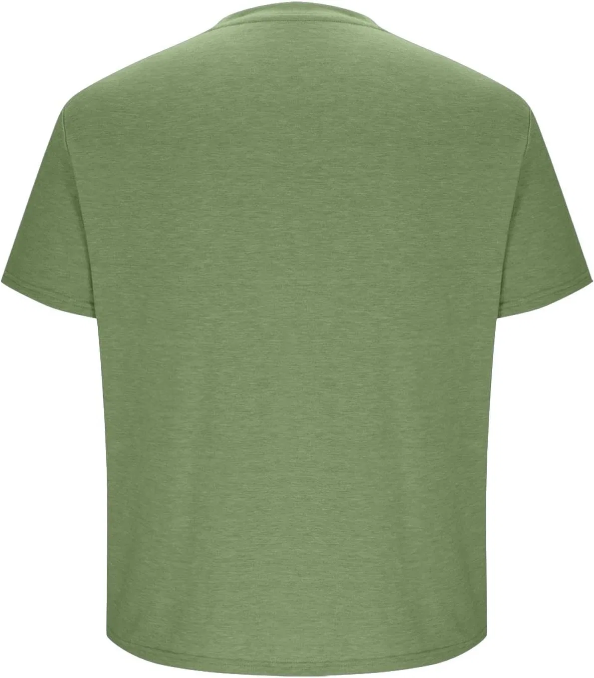 Мужская футболка с V-образным вырезом Cotton Classic, Green — фото 4
