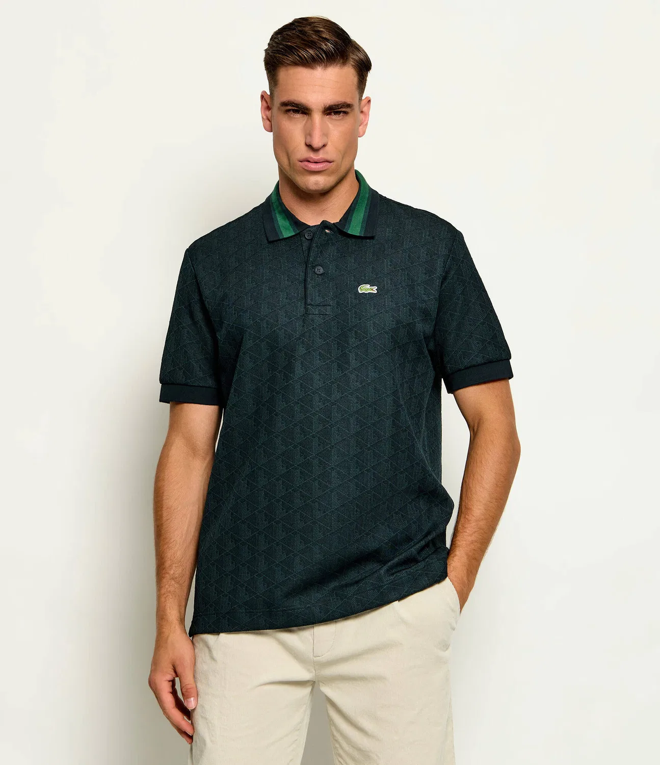 Поло с коротким рукавом Lacoste, Verde Bottiglia