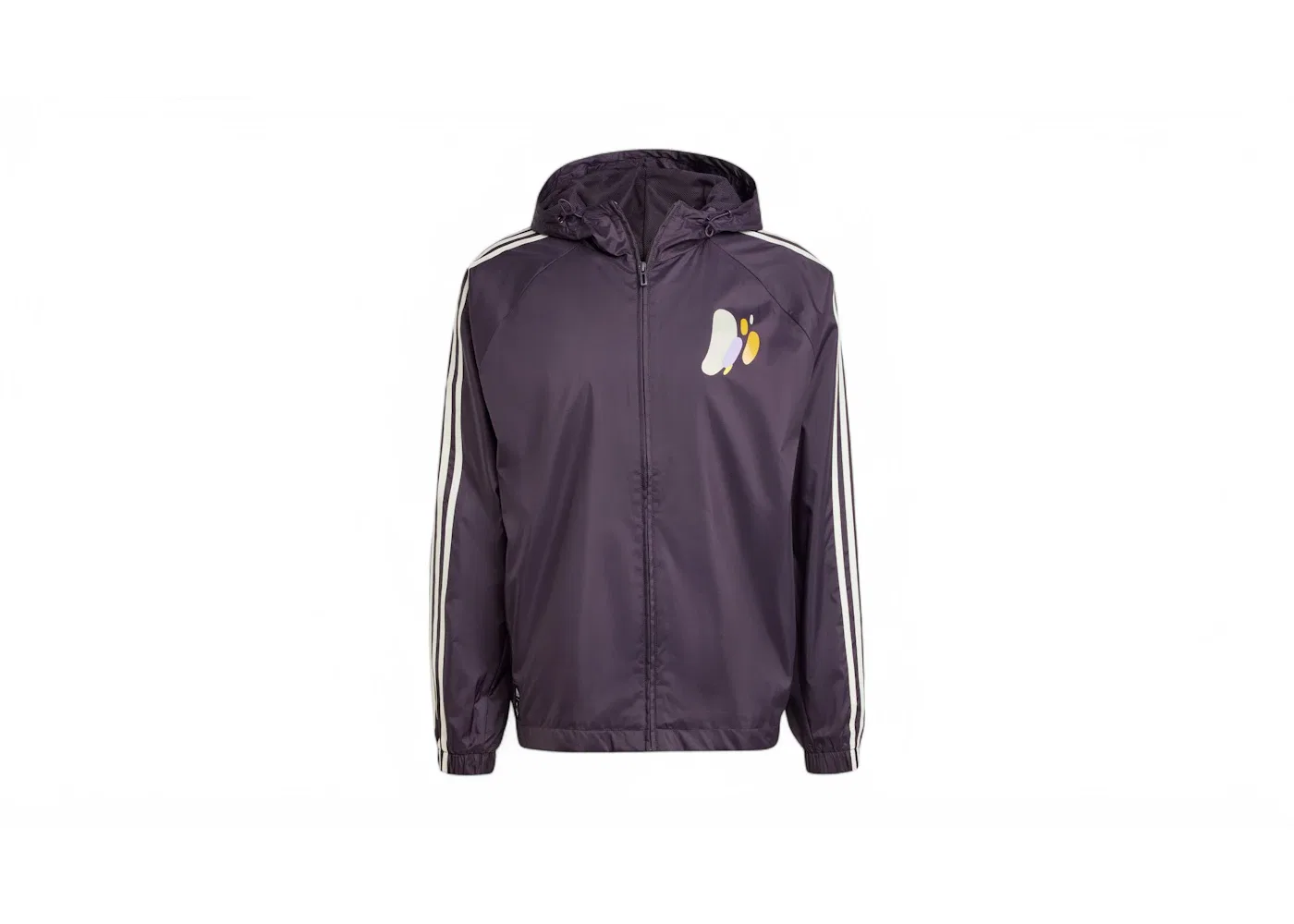 Мужская куртка-ветровка с длинным рукавом Adidas Real Madrid Seasonal Windbreaker, Aurora Black