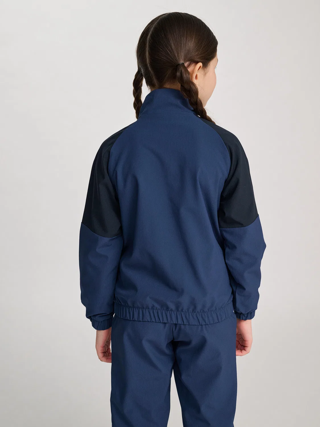 Детская куртка на молнии Loose Hummel, Blau Navyblau Gletscherblau — фото 2