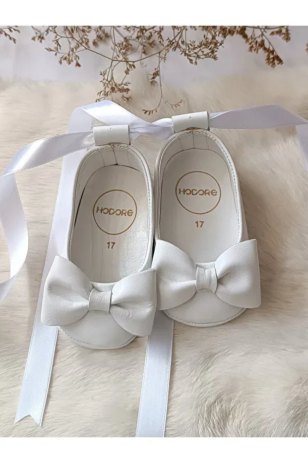Детские лоферы для малышей с принтом Perla Hodore, Matte White