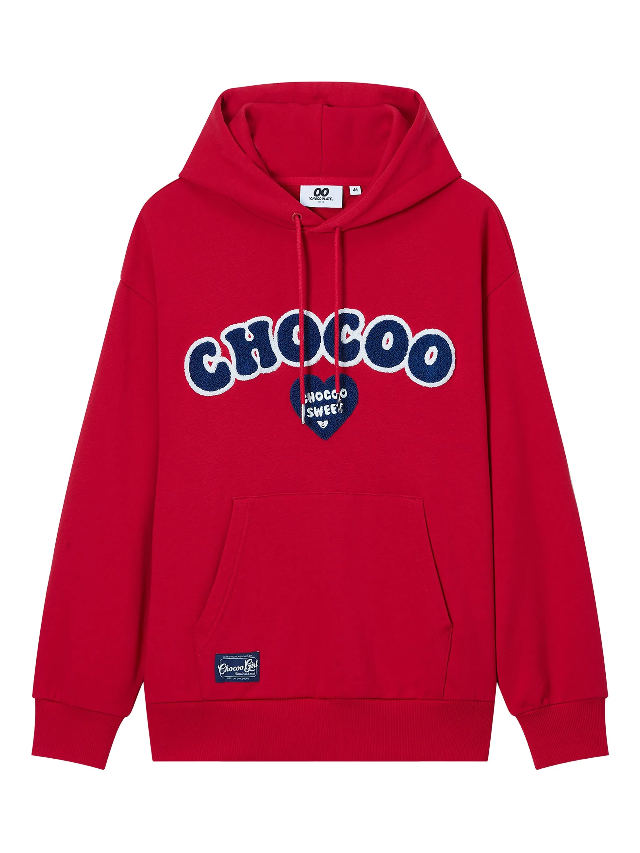 

Худи с аппликацией Chocoolate, красный