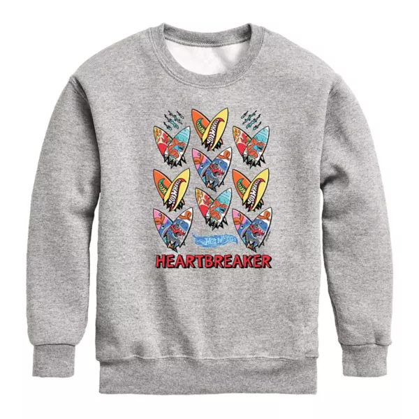 

Флисовая толстовка Heartbreaker для мальчиков 8-20 лет Hot Wheels, серый