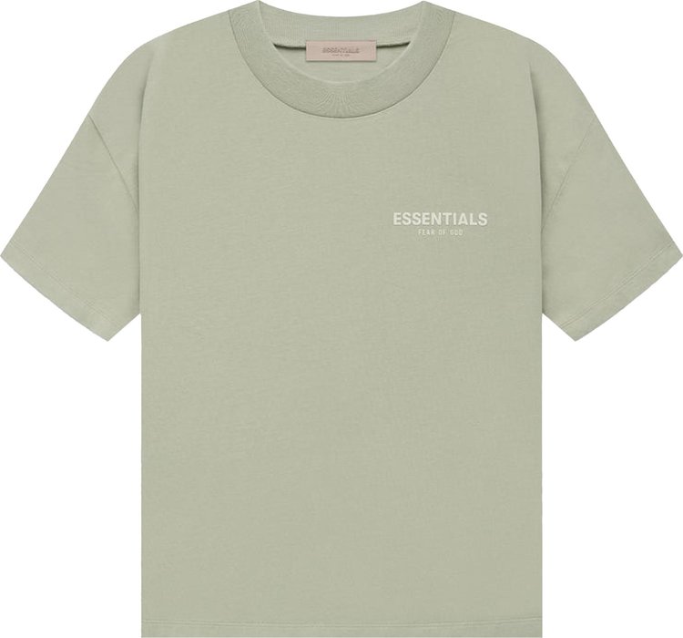 

Футболка Fear of God Essentials Essentials Tee 'Sea Foam', зеленый