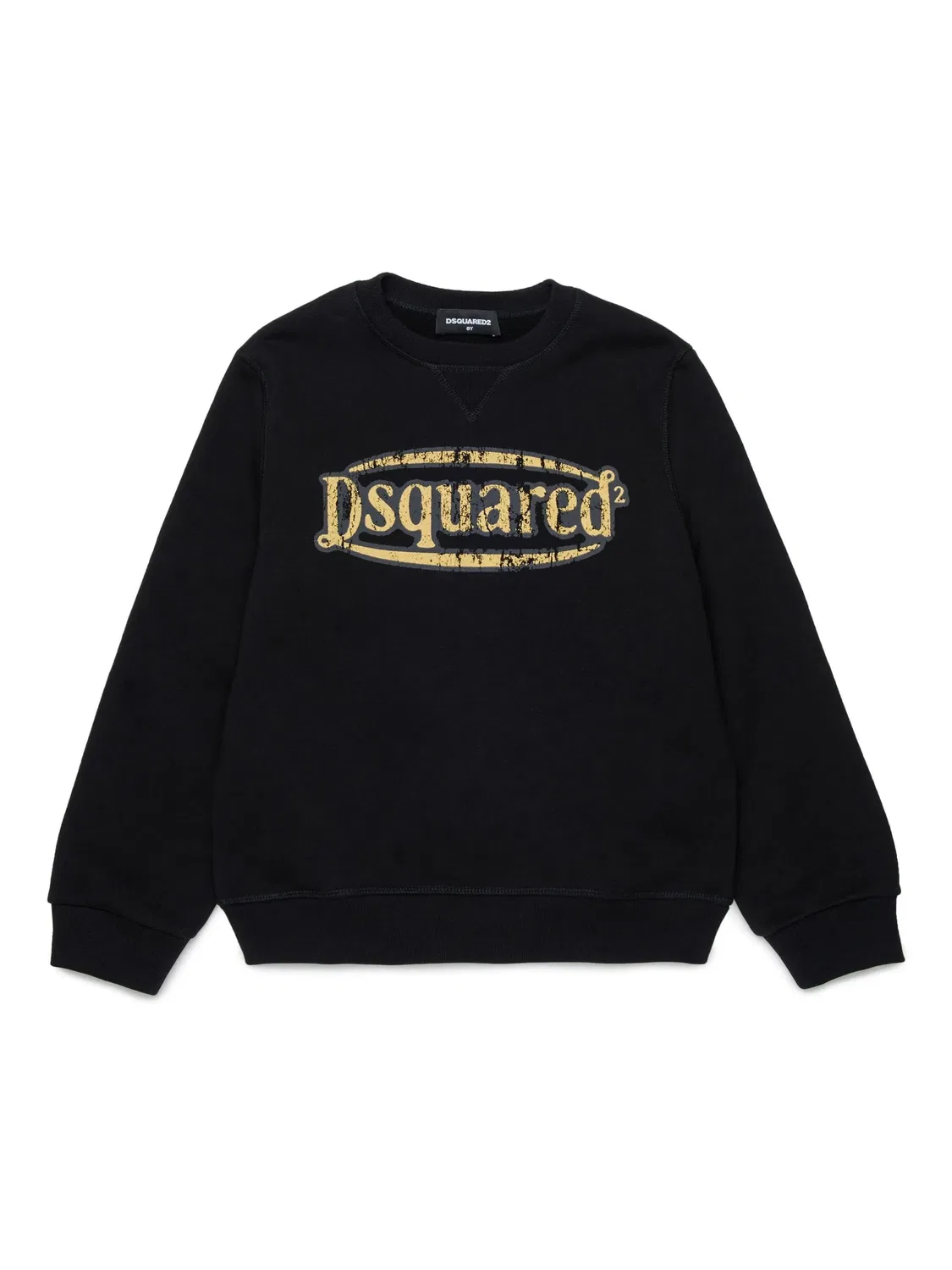DSQUARED2 Свитшот хлопковый черный