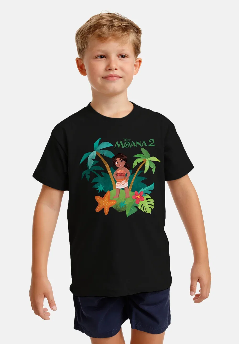 Moana 2 simea - футболка с принтом Henry Tiger, Black