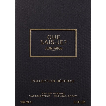 Jean Patou ЖАН ПАТУ Que Sais Je? Парфюмированная вода, натуральный спрей, 100 мл — фото 2