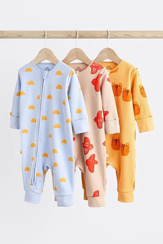 Детский комплект боди-пижам с принтом Next Baby, Multicolor