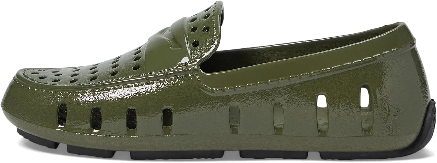 Детские туфли-лоферы Prodigy Driver Patent Floafers, Cypress Patent/Black — фото 4