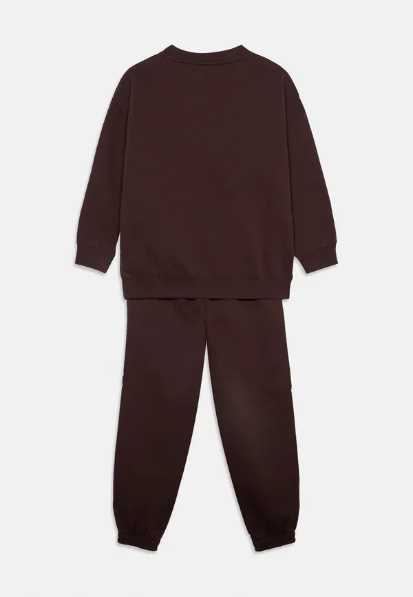 Спортивный костюм из хлопка Unisex set - tracksuit, Puma, Chocolate Fondue, шоколадный — фото 2