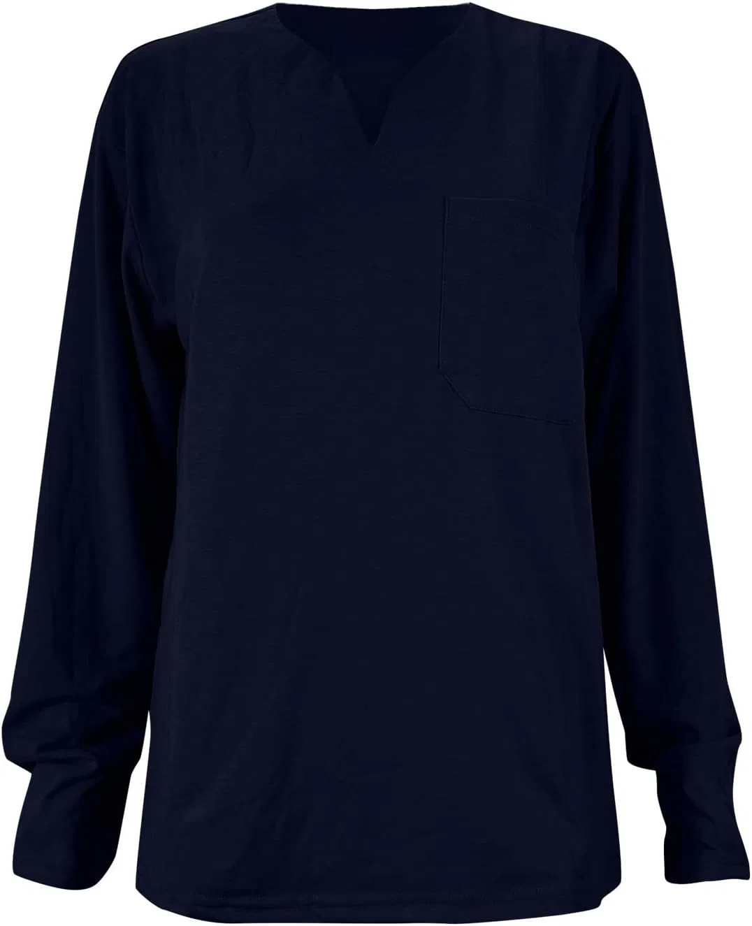 Мужская спортивная футболка с длинным рукавом Henley, Blue — фото 4