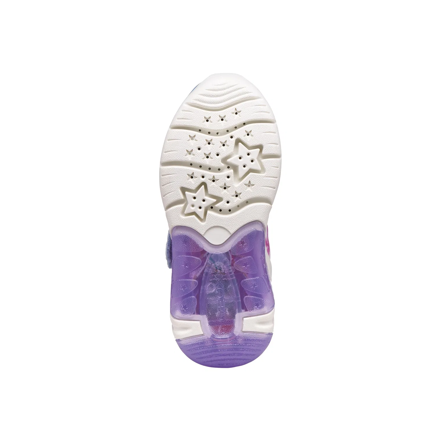 Детские кроссовки с подсветкой Geox, Lilac/Light Blue — фото 4
