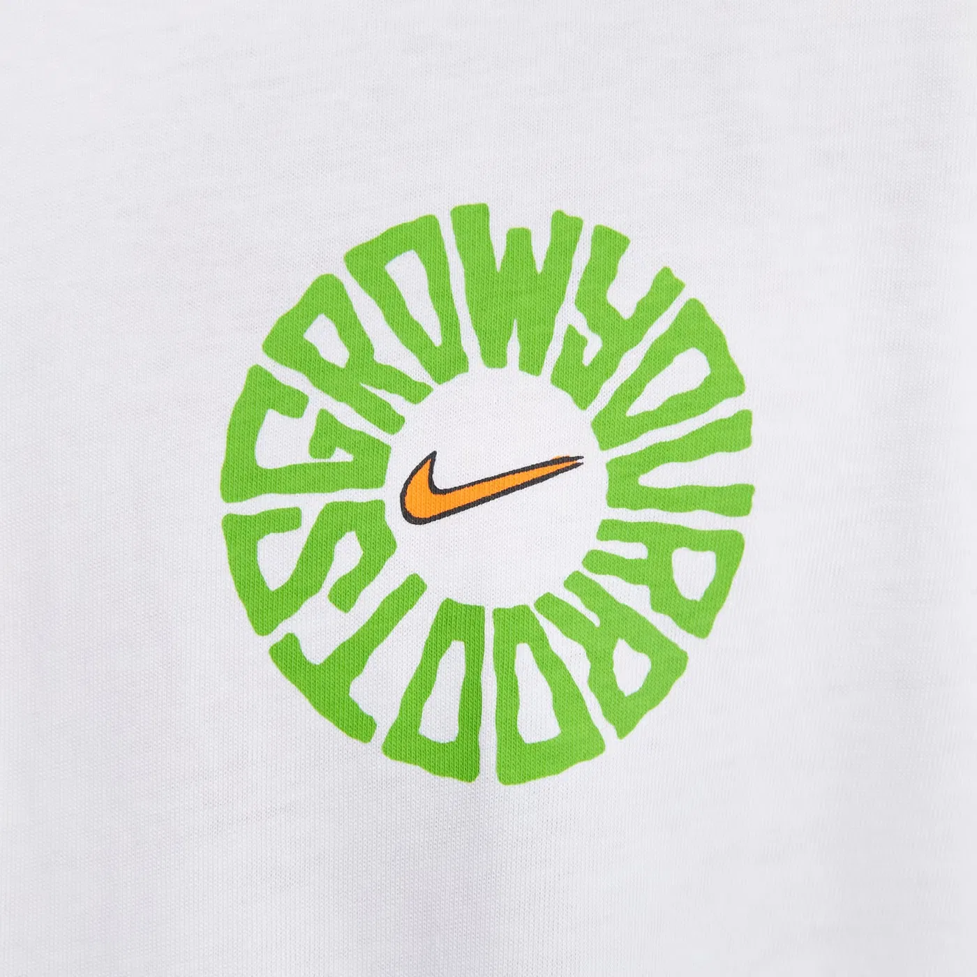 Лонгслив с принтом Grow Your Roots Nike, белый — фото 4