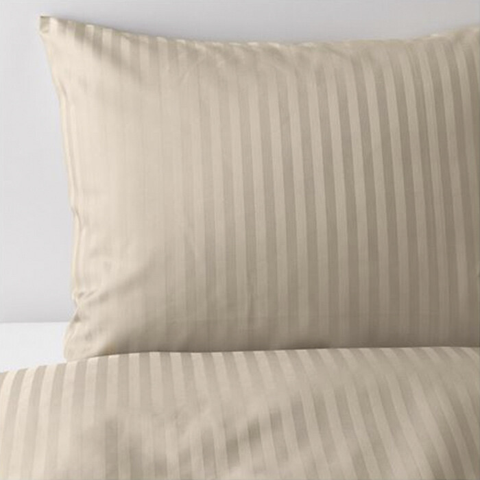 Комплект постельного белья Ikea Nattjasmin, 3 предмета, 240x220/50x60, светло-бежевый — фото 4
