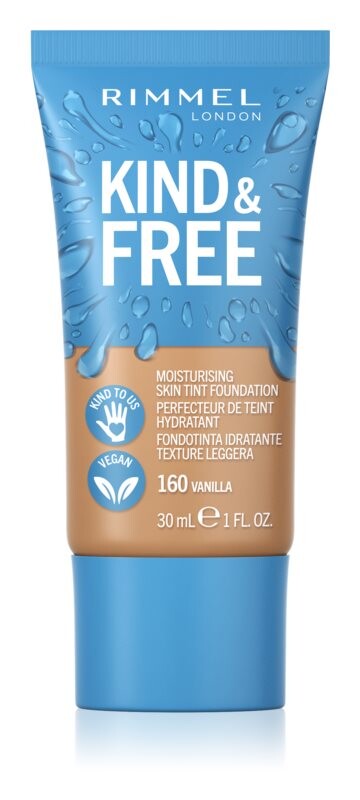 

Легкая увлажняющая основа Rimmel Kind & Free, оттенок 160 Vanilla 30 мл