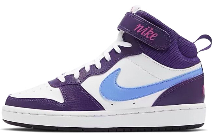 Кроссовки Nike Court Borough Mid 'White Purple Blue' GS