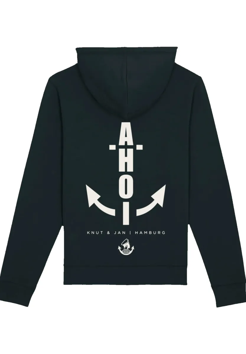 

Толстовка F4NT4STIC "Ahoy Anker Knut & Jan Hamburg", премиум качество, черный