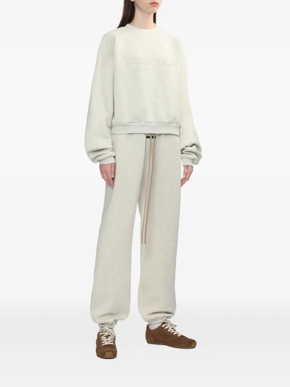 Спортивные брюки на завязках Fear Of God Essentials, нейтральный — фото 2