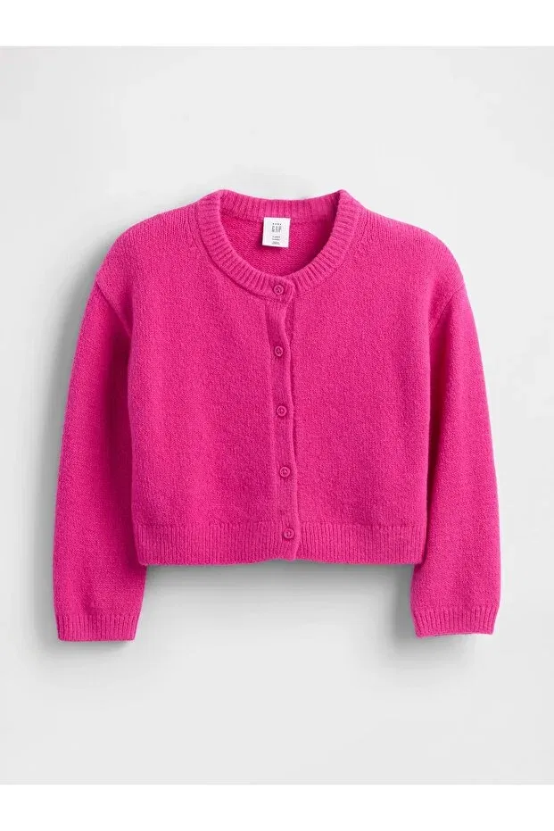 Детский кардиган для девочек хлопковый Gap, Pink-001 — фото 4