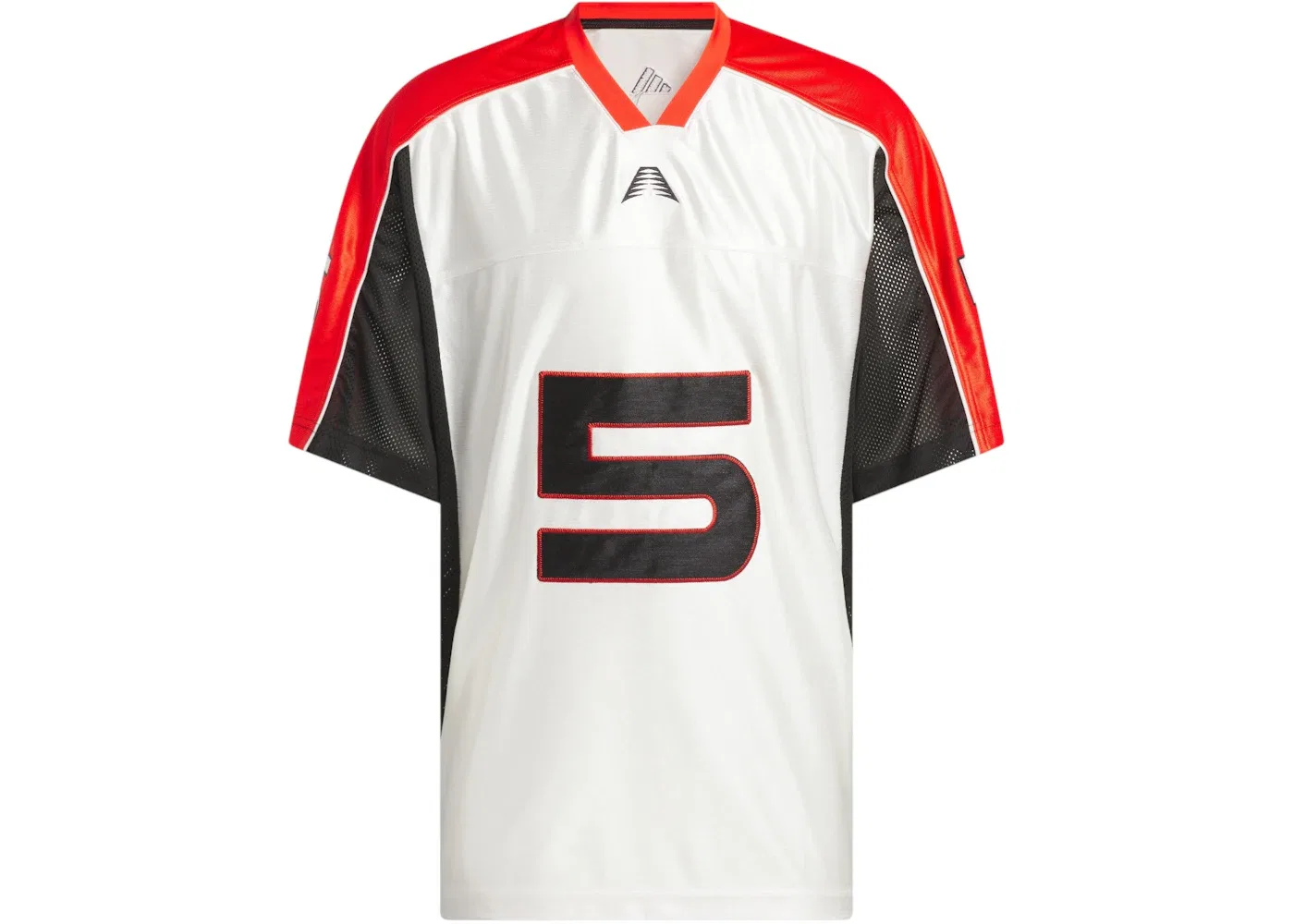 Мужская футболка с коротким рукавом Jersey Adidas, Cloud White/Active Red