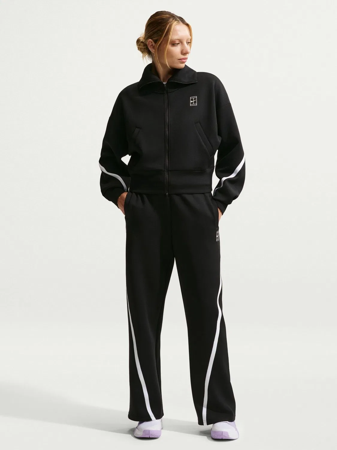 Куртка теннисная, Dri-FIT, Advantage Nike, черный