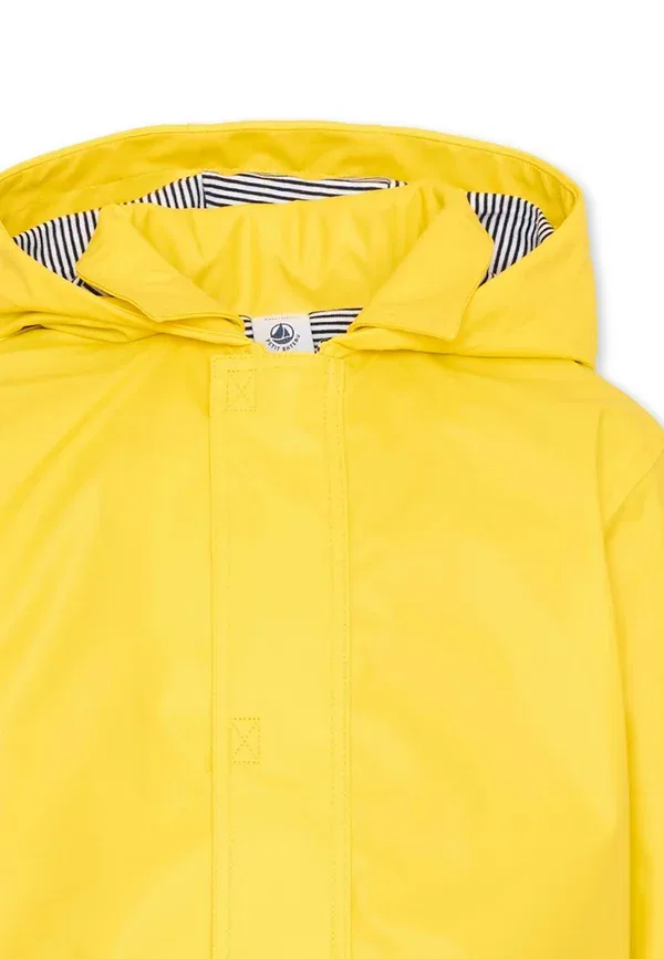 Куртка дождевик Light jacket Petit Bateau, yellow, желтый — фото 3
