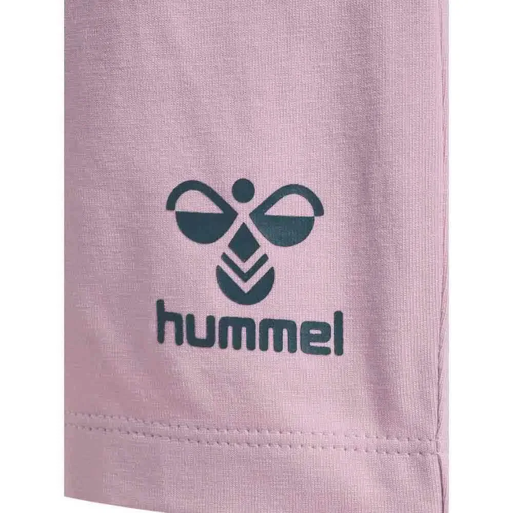 Детские шорты из синтетики с принтом Joc Hummel, Pink — фото 4