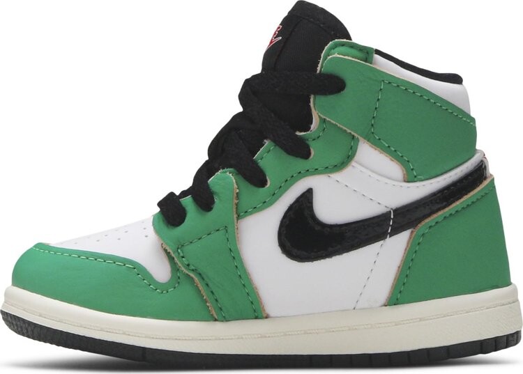 Кроссовки Air Jordan 1 Retro High OG TD Lucky Green, зеленый — фото 3
