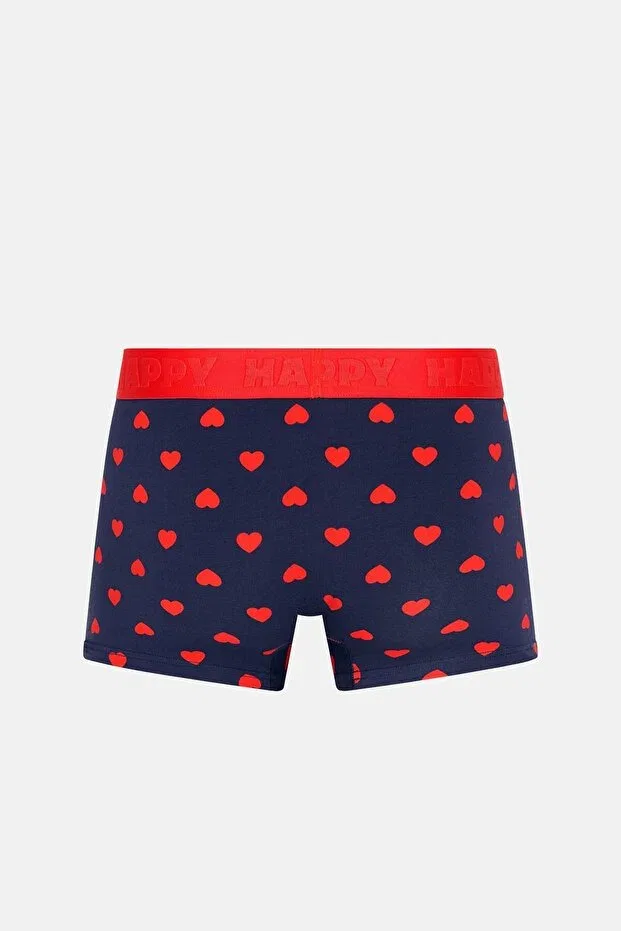 Детские боксеры для мальчиков с принтом Happy Socks, Navy Blue — фото 2
