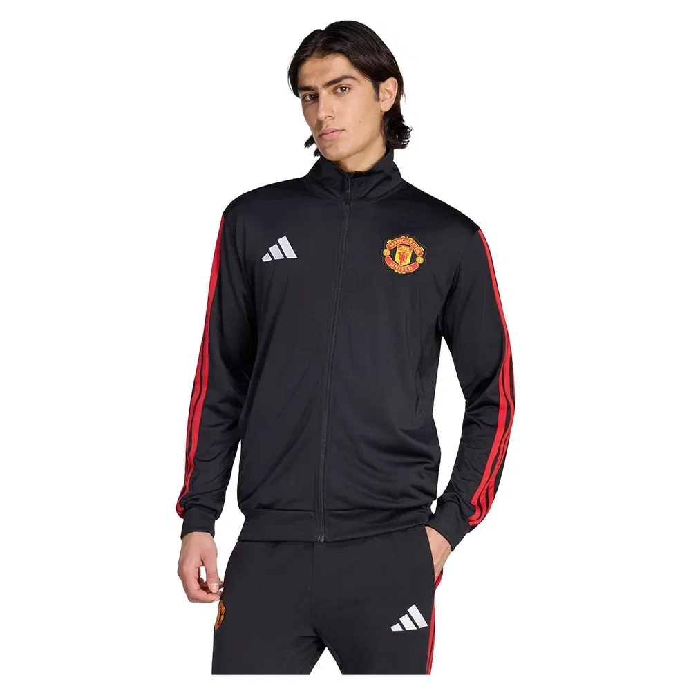 Мужская куртка из трикотажа Manchester United DNA Adidas, Black