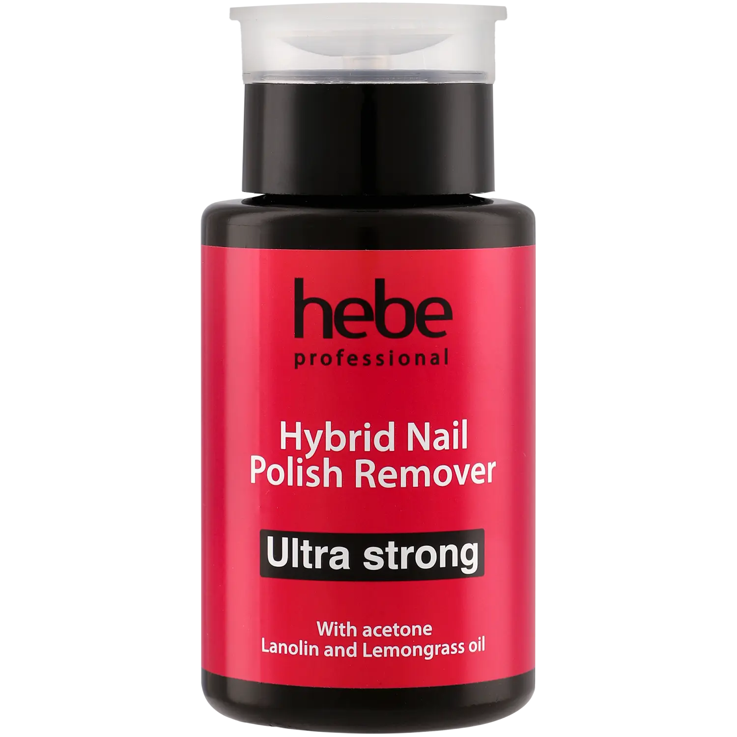 

Hebe Professional Ultra Strong жидкость для снятия гель-лака с помпой, 150 мл