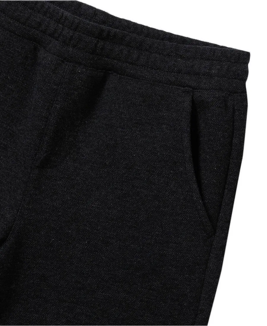 Штаны с укрепленными коленями Iron Knee Texture Knit Lands' End, Charcoal Heather — фото 3