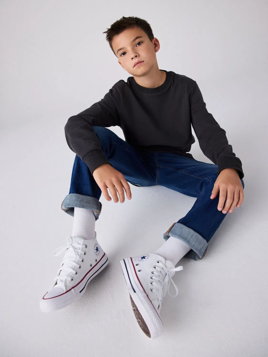 Кроссовки высокие Malden Street Converse, белый