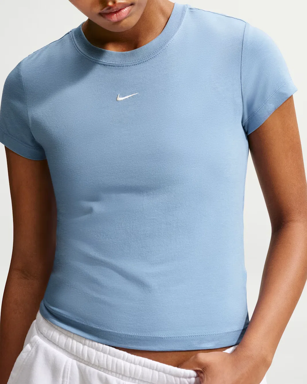 Женская футболка Nike Sportswear Chill Knit, Work Blue — фото 3