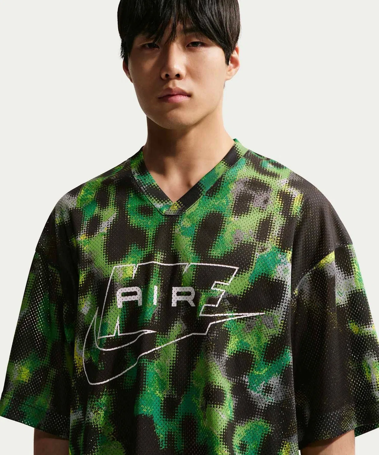 Мужская футболка-джерси с принтом Nike Air Mean Green NIKE, Green