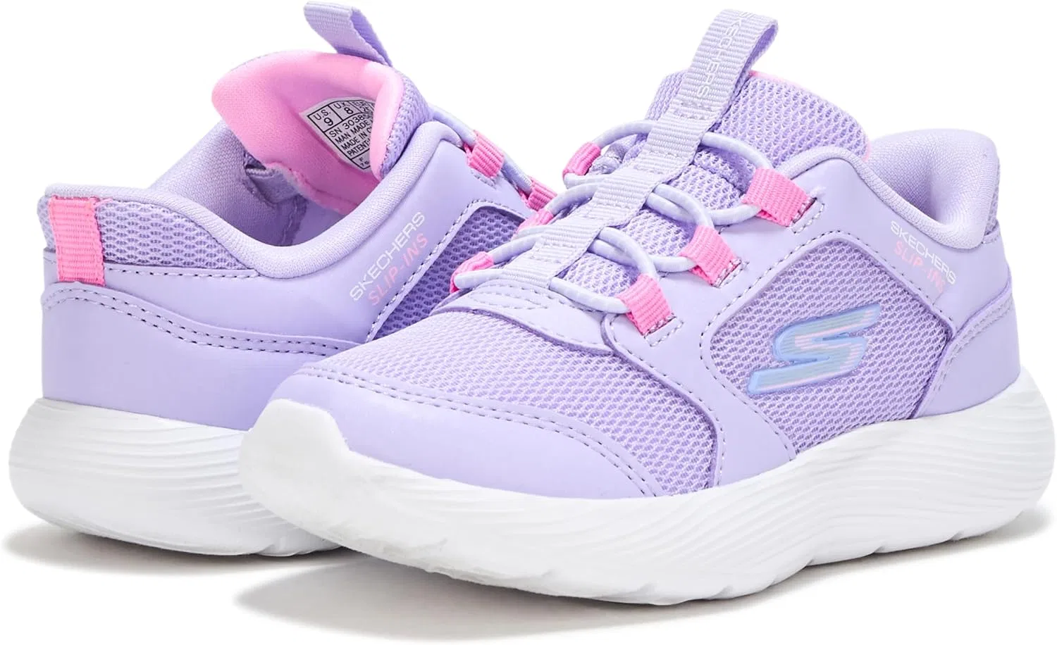 Детские кроссовки для девочек Slip-ins Dyna-Lite Skechers, Lavender — фото 4