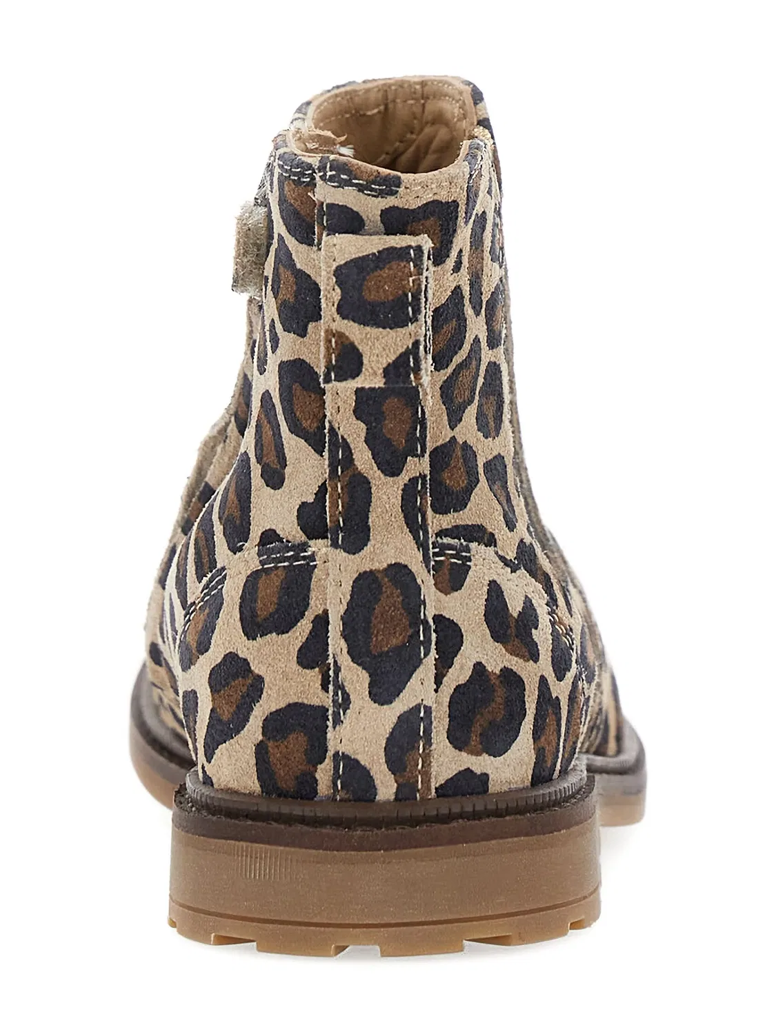 Ботинки с молнией и леопардовым принтом Pom D'api, коричневый — фото 2