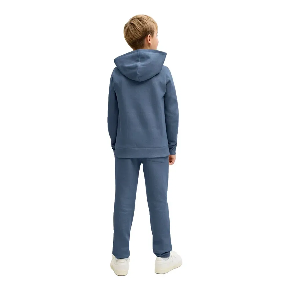 Детское худи с принтом Rebel Logo Jack & jones, Blue — фото 2