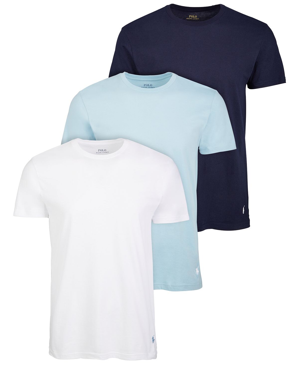 

Мужская классическая майка, 3 шт. в упаковке Polo Ralph Lauren, мульти