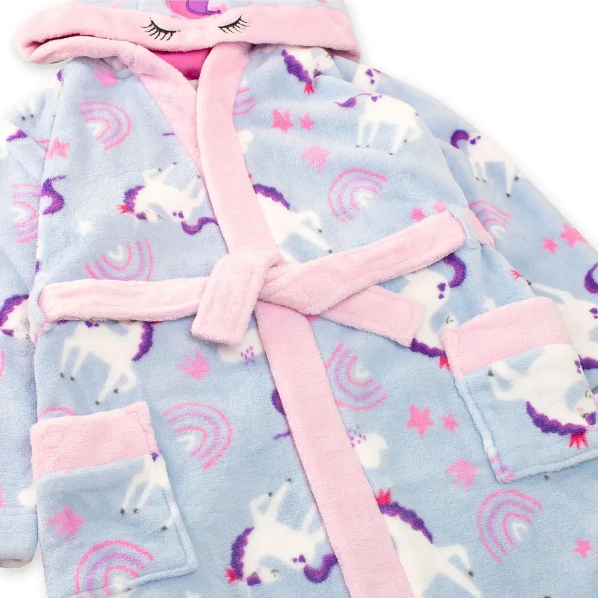 Детский халат Unicorn Harry Bear, Purple — фото 3
