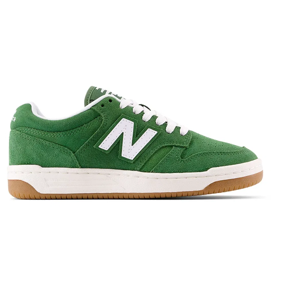 Детские кроссовки для девочек с классическим низким профилем Gsb480V1 New balance, Green — фото 4
