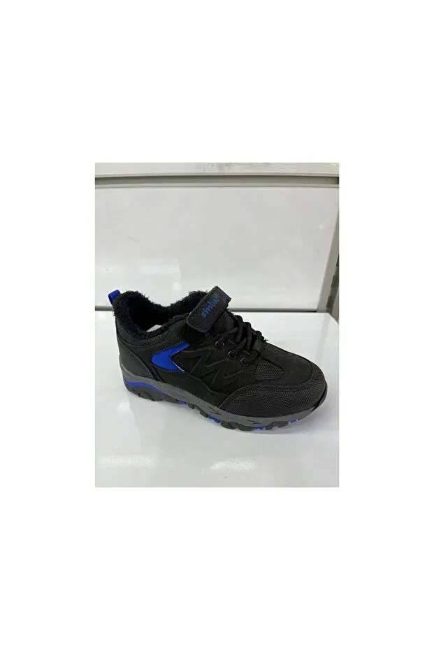 Детские ботинки для мальчиков на шнуровке Eymen Shoes, Black