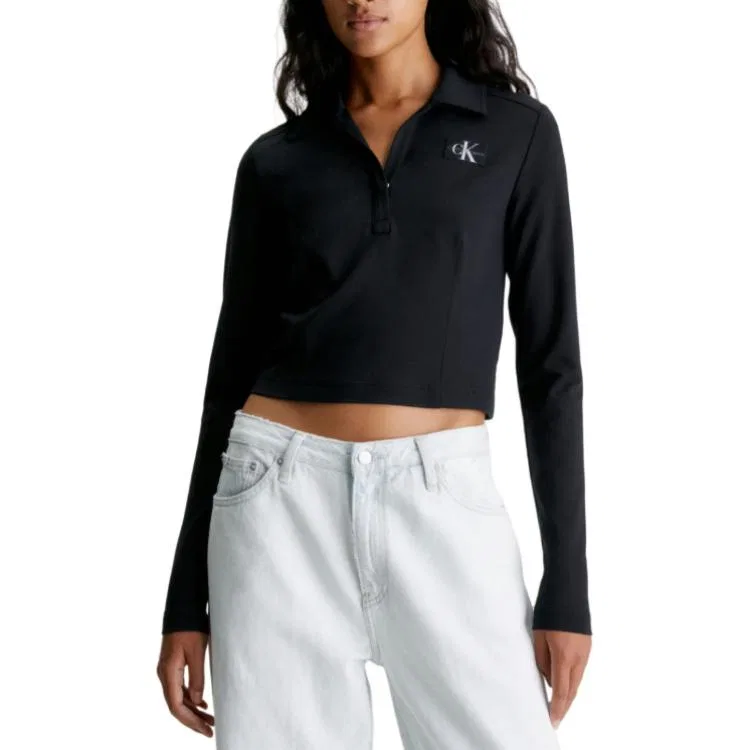 Женское поло Calvin Klein, Black