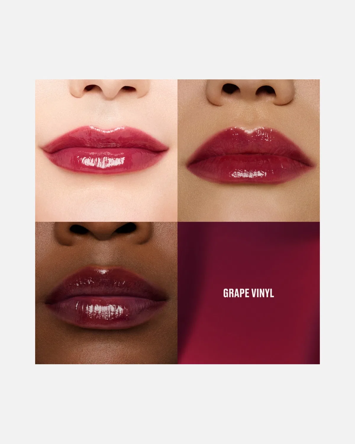 Блеск для губ lustreglass stainglass lip tint Mac, Grape Vinyl — фото 4