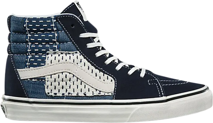 

Кеды Vans Sk8-Hi Patchwork, синий